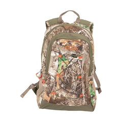 AC ALLEN Realtree Edge back view emphasizes sturdy carry with a full pack.