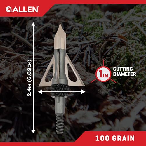 Close-up of 1-Inch cutting diameter on broadhead