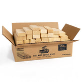 Allens natural kindling wood 8lb box ready for quick, clean fires.