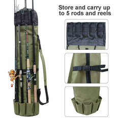 Interior layout showing space for additional rods, reels and tackle