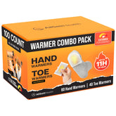 AllSett Health hand-warmers pack opened for a season of warmth during cold commutes.