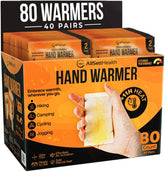 AllSett Health natural hand warmers bulk-pack ready for cold days.
