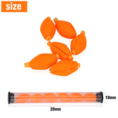 Alomejor bright fluorescent bobbers improve visibility in low light or stained water