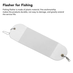 Alomejor Fishing Flasher realistic swimming demonstrates natural motion with welded ring.