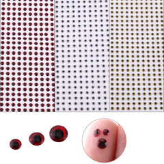 Alomejor 3D eye detail on fishing tackle, ideal for lifelike bait.