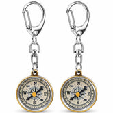 Alomejor Pocket two-piece outdoor keychain with compact design for easy carry on hikes.