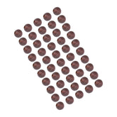 Alomejor rubber shock beads brown packaging for easy storage