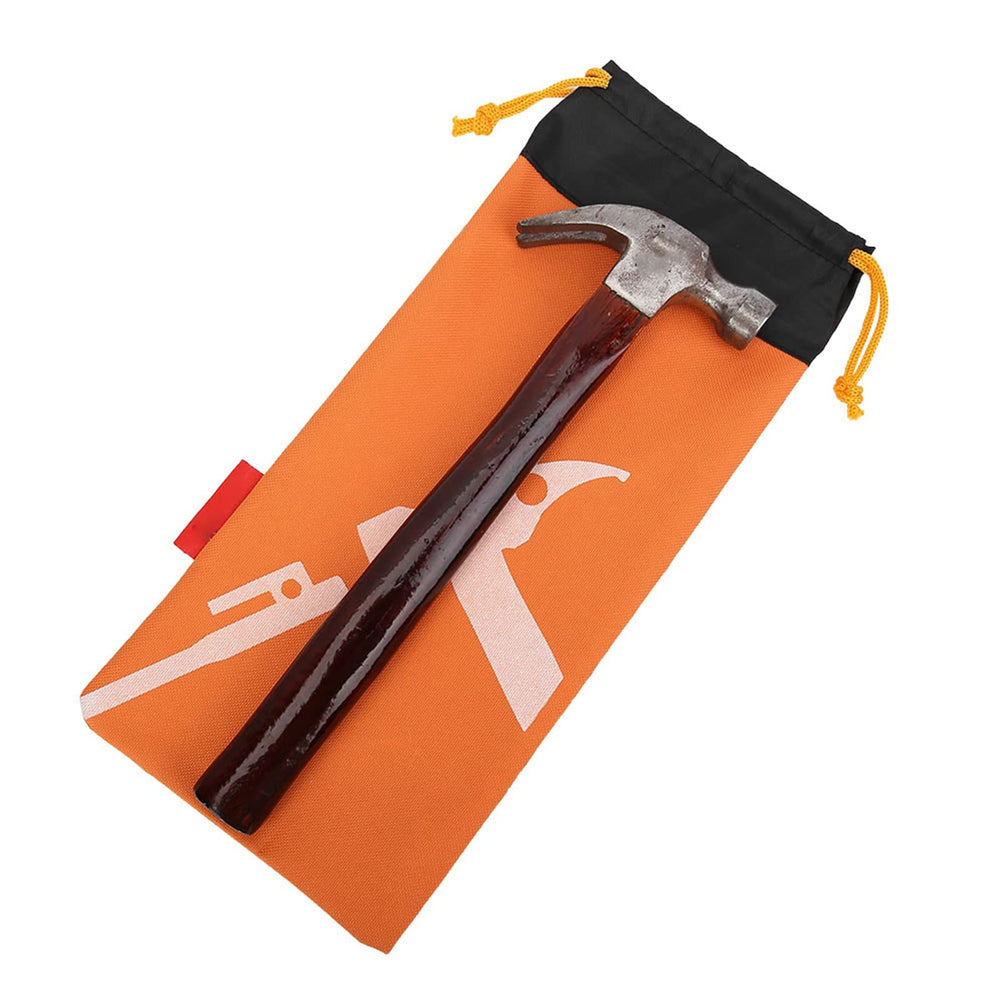 Alomejor tent peg bag orange keeps sharp pegs secure for quick campsite setups.