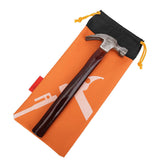 Alomejor tent peg bag orange keeps sharp pegs secure for quick campsite setups.