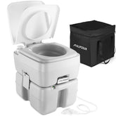 Alpcour portable toilet compact setup for quick outdoor bathroom on camping trips.