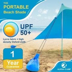 ALPHA CAMP canopy side angle highlights portable 4.4 lb design