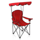 ALPHA CAMP chair shade canopy front view with cool shade