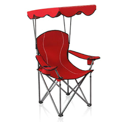ALPHA CAMP chair shade canopy front view with cool shade