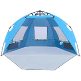 Alpha Camp Instant Beach Tent pop-up design for quick on-the-go shade