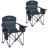 ALPHA CAMP oversized camping chair for all-day comfort