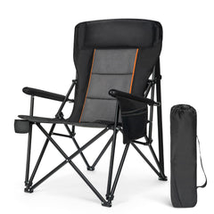 ALPHA CAMP oversized folding chair backrest for extended outdoor comfort