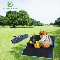 ALPHA CAMP chair side view, compact and portable for travel.