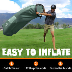 AlphaBeing lounger pockets and beer opener keep essentials within reach at gatherings.