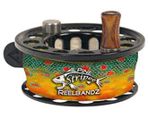 Alpine Innovations Stripee ReelBandz 3-pack reel cover protects fly lines from tangles during quick casts
