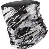 Alpinestars Blurred Neck Tube coverage for neck and face with wind protection.