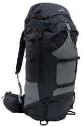 ALPS Mountaineering Caldera 90L pack front view highlights rugged durability for extended treks.