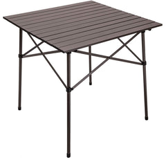 ALPS Mountaineering Camp Table clay top ready for meals and games.