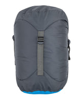 ALPS Mountaineering Dry Sack 20L blue gray front view protects gear in wet conditions