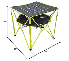 ALPS Mountaineering Eclipse Table flat top surface ideal for games and meals.