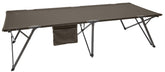 ALPS Mountaineering Escalade Cot Large Clay setup for quick outdoor sleep.