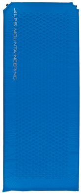 ALPS Mountaineering Flexcore XL blue top view reveals a comfortable sleeping surface