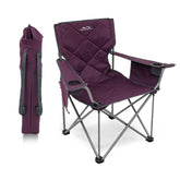 ALPS Mountaineering King Kong chair with mesh seat for breathable comfort on hot days.