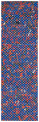 ALPS Mountaineering Reclaimed Foldable Foam Mat Confetti front view demonstrates portable camping comfort.