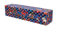 ALPS Mountaineering Reclaimed Foldable Foam Mat Confetti hexagonal pattern close-up showing supported surface.