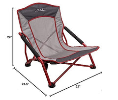 ALPS Rendezvous breathable TechMesh center keeps you cool on warm camp days.