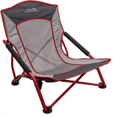 ALPS Rendezvous low-chair with padded arms for comfortable campsite seating.