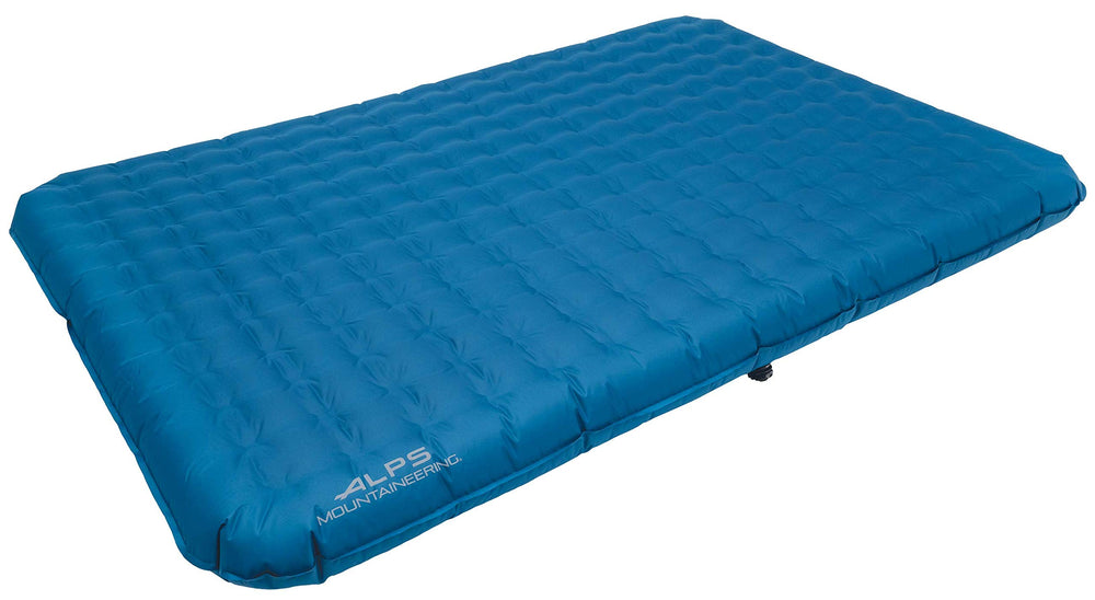 ALPS Mountaineering Vertex air bed twin inflated for versatile sleep options.