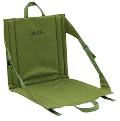 ALPS Mountaineering Weekender Camp Seat with bleacher strap for stable seating.