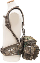 ALPS OutdoorZ Big Bear Pack back view highlights padded waist belt for comfort