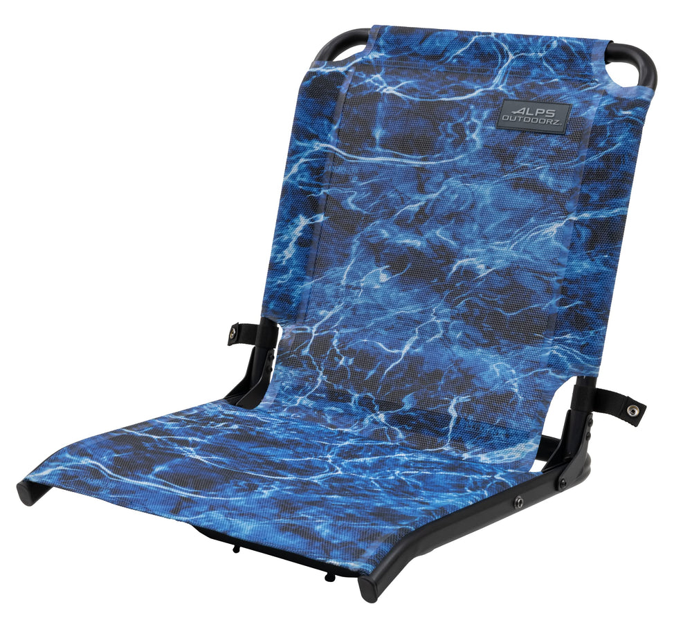 ALPS OutdoorZ Cast-N-Blast seat front view with breathable TechMesh for quick drying.