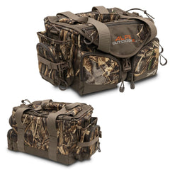 ALPS OutdoorZ Deluxe Floating Blind Bag exterior Realtree MAX-7 keeps gear dry