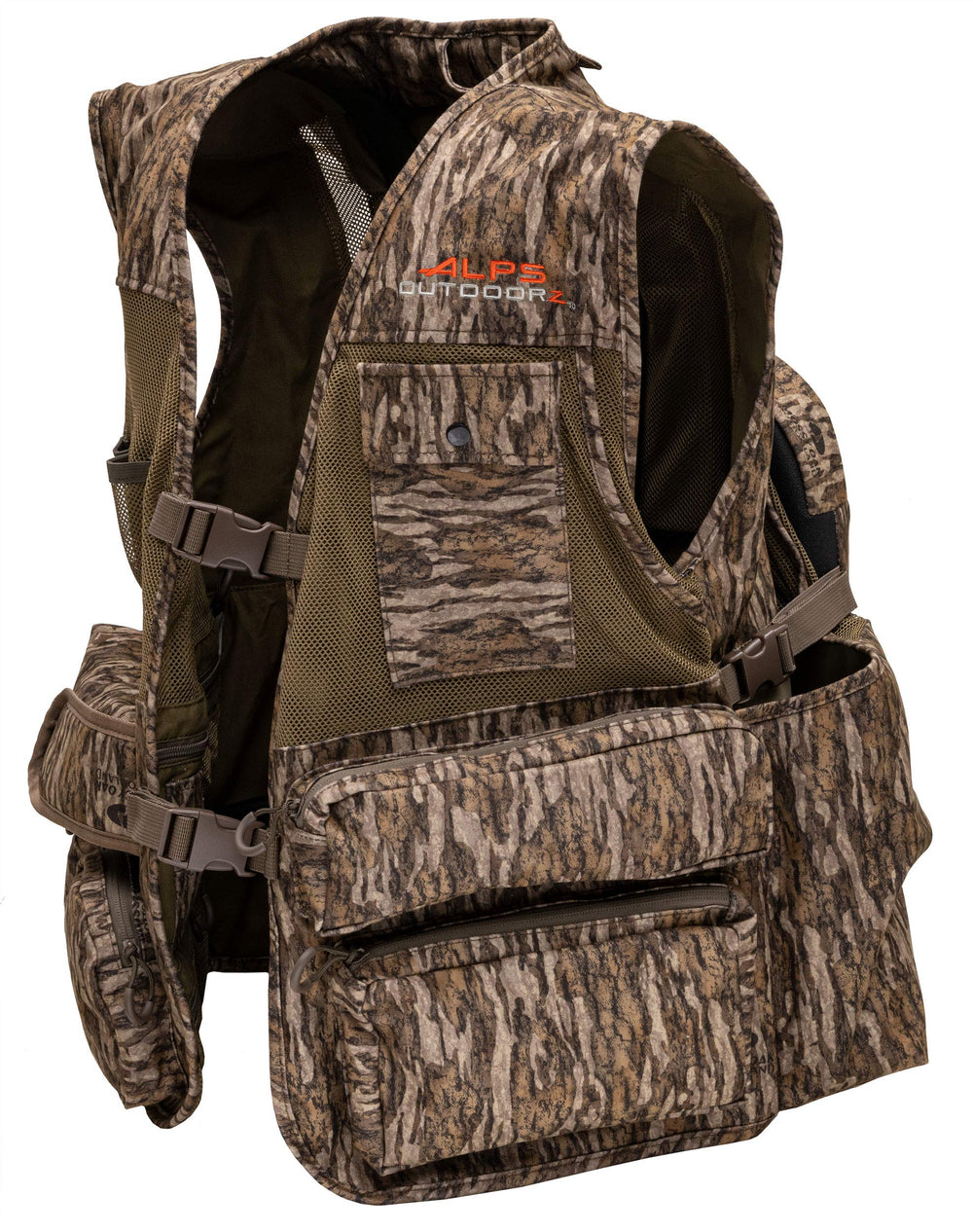 ALPS OutdoorZ Super Elite 4.0 camo turkey vest with fold-away seat for on-site rest