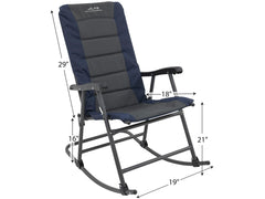 ALPS Mountaineering rocking chair cushioned seat after hike comfort