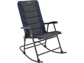 ALPS Mountaineering rocking chair front view with cushioned seating for outdoor relaxation
