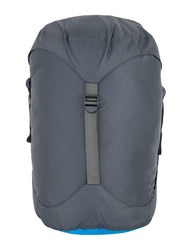 ALPS Mountaineering Dry Sack 45L blue gray closed view showing waterproof seal for gear protection
