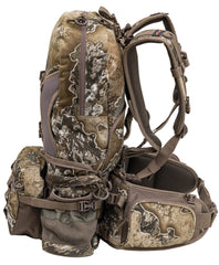 ALPS Pathfinder hauling system highlights straps for meat or gear transport.