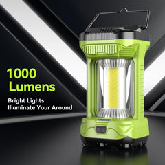 AlpsWolf lantern shows 360-degree illumination for complete campsite visibility