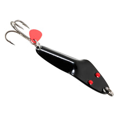 Al's Goldfish Lure Co Forty Niner 5/16 oz Black: smooth casting for versatile freshwater fishing.