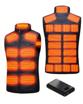 ALTWEIWEN heated down vest front view, customizable warmth for daily commutes