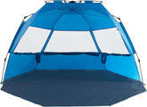 Alvantor Beach Tent opens automatically for quick shade at the beach