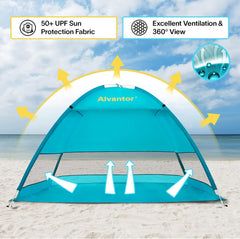 Alvantor UPF 50+ sun protection for all-day outdoor shade.